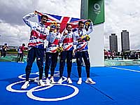 Олимпиада. Триатлон. Победили британцы. Россияне заняли 14-е место