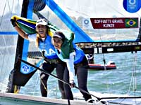 Олимпиада. 49er FX. Чемпионками стали яхтсменки из Бразилии