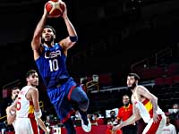 Олимпиада. Баскетбол. Американцы победили испанцев и вышли в полуфинал