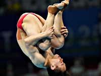 Олимпиада. Прыжки в воду. Золотую и серебряную медали завоевали китайцы. Россиянин на пятом месте