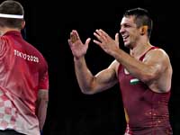 Олимпиада. В финале венгр победил борца из Киргизии