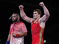 Олимпиада. Греко-римская борьба. В финале россиянин победил армянина