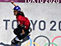 Олимпиады. Скейтбординг. Японки завоевали золото и серебро. Призером стала 12-летняя спортсменка