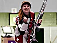 Олимпиада. Пулевая стрельба. Победила швейцарка. Россиянки завоевали серебро и бронзу