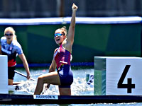 Олимпиада. Спринт на каноэ-одиночке. Победила американка. Украинка завоевала бронзу