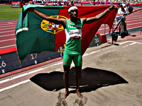 Олимпиада. Тройной прыжок. Чемпионом стал многократный рекордсмен Кубы, выступающий за Португалию