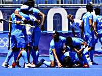 Олимпиада. Хоккей на траве. Сборная Индии завоевала медаль впервые за 41 год