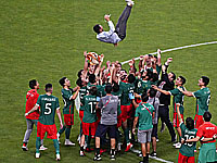 Олимпиада. Футбол. В матче за третье место мексиканцы победили сборную Японии