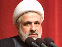 Заместитель Насраллы выступил с заявлением по поводу ракетных обстрелов Израиля