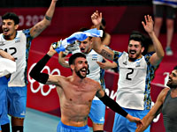 Олимпиада. Волейбол. Аргентинцы победили бразильцев в матче за бронзу