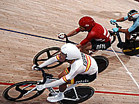 Олимпиада. Мэдисон. Чемпионами стали датские велогонщики