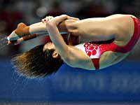 Олимпиада. Прыжки в воду. Золотую и серебряную медали завоевали китаянки