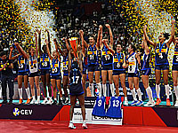 Волейбол. Чемпионками Европы стали итальянки