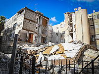 В Холоне обрушился дом, из которого накануне были эвакуированы жильцы