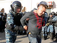 Задержание на акции протеста против паломничества евреев в Умань. 2011 год