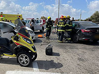 ДТП к югу от Ашкелона, один из пострадавших в тяжелом состоянии