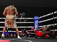 Бокс в Голливуде. Эвандера Холифилда нокаутировали