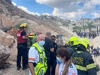 Обрушение склона на стройке около Кафр-Каны, пострадали шесть человек