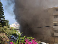 Сильный пожар в жилом доме в Хайфе, задержан подозреваемый в поджоге