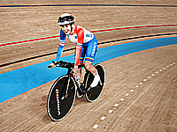 Чемпионат Европы по велотреку. В гонке на 40 км израильтянин не финишировал