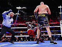 Бой Фьюри - Уайлдер. Британец выигрывал по очкам после 10 раундов