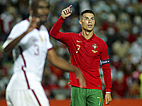 В матче против сборной Катара Криштиану Роналду установил рекорд