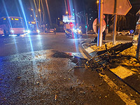 В Кирьят-Моцкине погиб мужчина, ехавший на электрическом велосипеде