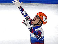 Шорт-трек. Кубок мира. На дистанции 1500 метров победил россиянин, израильтянин в финал не вышел