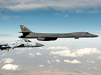 Истребители ЦАХАЛа сопровождали американский бомбардировщик в небе Израиля. ВИДЕО