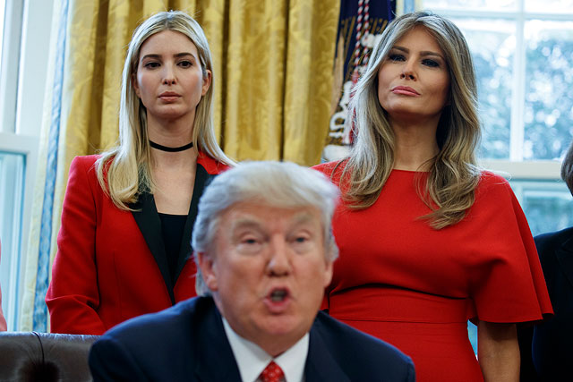 С Меланией и Дональдом Трампом. 28 августа 2017 год С Меланией и Дональдом Трампом. 28 августа 2017 год