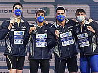 Чемпионат Европы по плаванию. В эстафете победили итальянцы, россияне на втором месте, израильтяне - на шестом