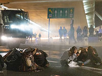 Акция в память об Ахувии Сандаке в Иерусалиме: водомет против камней. Фоторепортаж