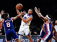 Выдающееся достижение Керри. Результаты матчей НБА