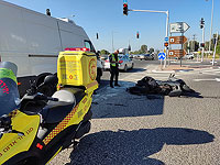 ДТП на перекрестке Йехуд, погиб мотоциклист