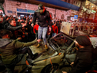 В Рамалле толпа атаковала израильтян, заехавших в город, видимо, по ошибке