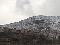 На вершине Хермона выпал первый снег