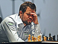 Матч за шахматную корону. В восьмой партии победил Магнус Карлсен