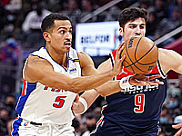 Дени Авдия набрал 10 очков в Детройте. Результаты матчей