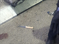 На КПП около Иерусалима житель Джудейры бросил нож в пограничника