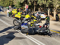 ДТП в районе Эйн Керем; двое мотоциклистов получили травмы