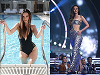 Королева красоты Израиля на конкурсе 