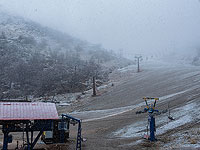 Хермон закрыт для посещения из-за плохих погодных условий