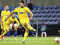 Чемпионат Хорватии. Игрок реализовал пенальти и был удален