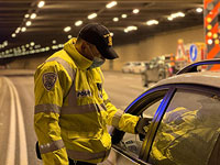 Новогодний отчет полиции Израиля: более 120 водителей были уличены в вождении в нетрезвом состоянии