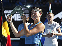 Теннис. Победительницей турнира в Мельбурне стала Аманда Анисимова