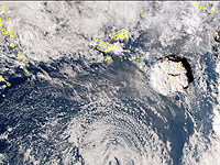 Извержение подводного вулкана в Тихом океане вызвало угрозу цунами в Новой Зеландии и на Фиджи