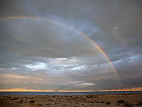 Зима в Израиле: радуга в небе и потоп на земле. Фоторепортаж