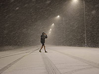 Заснеженный Израиль в январе 2022 года. Фоторепортаж