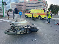 ДТП в Петах-Тикве, тяжело травмирован мотоциклист