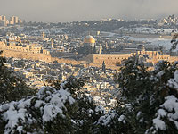 Снежный Иерусалим после зимней бури. Фоторепортаж